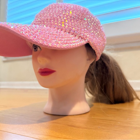 Pink Rhinestone Cap - Picture 5 of 5